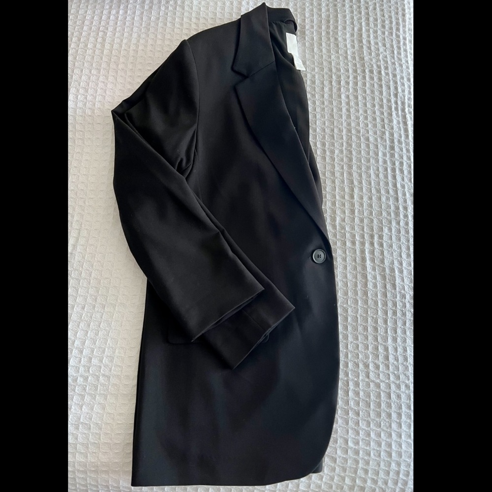 90s Oversized Black Blazer